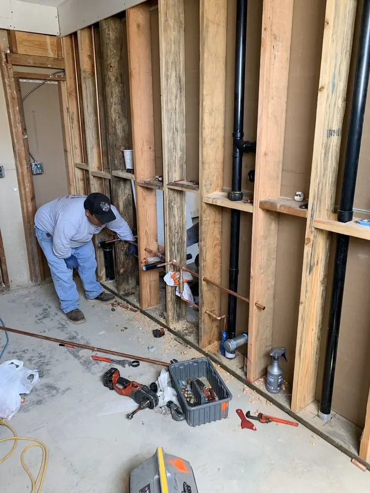 Commercial rough-in plumbing for Water Heater Replacement in Mahaffey